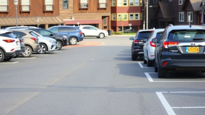 Parkering vid Gamla Linköping