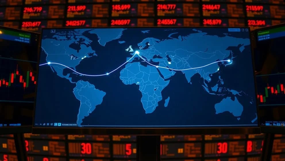 Hamburger börs karta över världens största börser