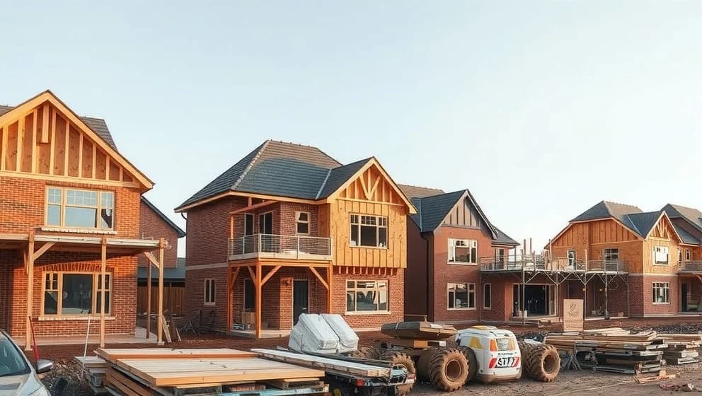 Hus på gång i Kristianstad