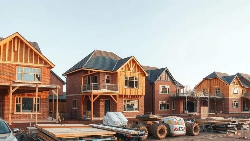 Hus på gång i Kristianstad