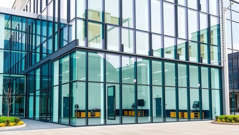 Ryds Glas huvudkontor och företagets historia