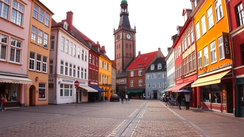 Vilka städer finns på Jylland och hur är de